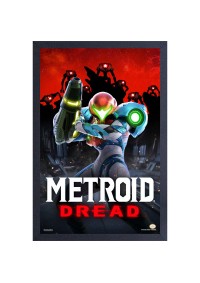 Affiche Encadrée Metroid Dread Par Pyramid - Game Cover (46 x 31CM)